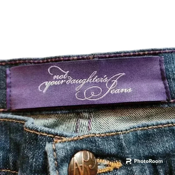 Not Your Daughter's Jeans Mid/High Rise Bootcut Size 14 Petite About 32 Waist - Picture 3 of 8